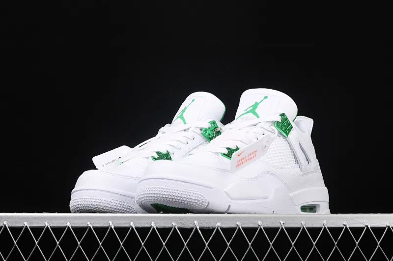 All categories Air Jordan Jordan series basketball shoes Air Jordan 4 Air Jordan 4 "Pine Green" AJ4 Joe 4 white and green CT8527-113